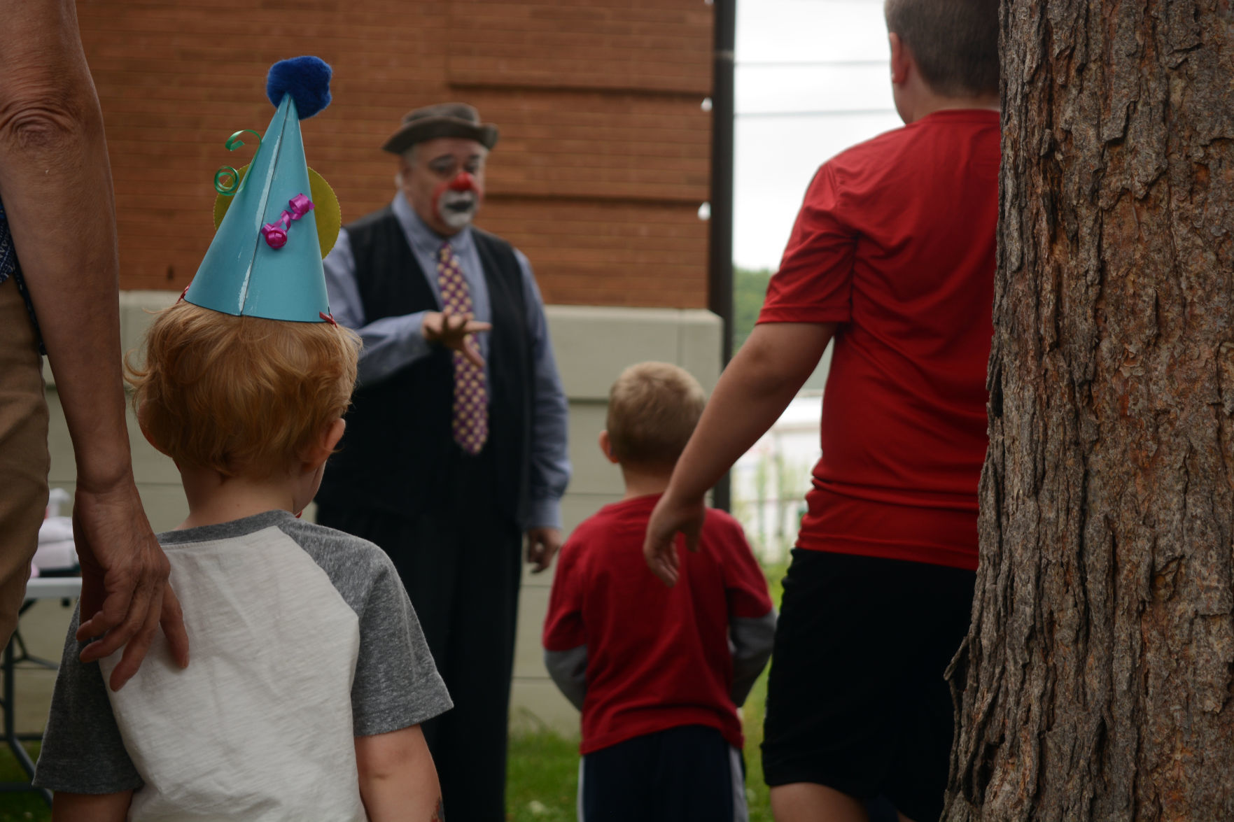 Kids clown around at Baraboo Public Library